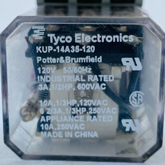 Tyco Electronics KUP-14A35-120 Relay With SR3B-05 Socket