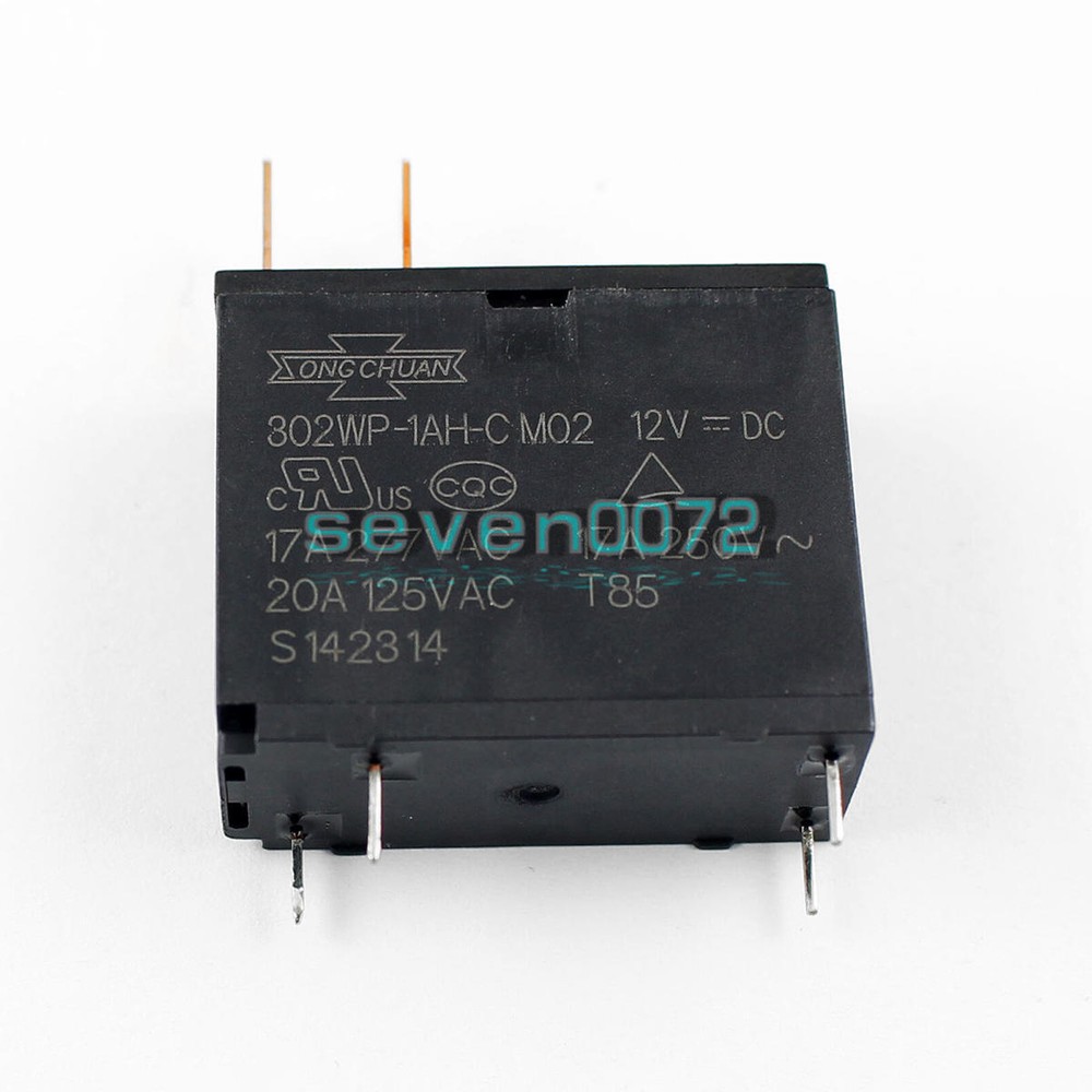 5 pieces Used SONG CHUAN 302WP-1AH-C M02 12VDC Relay