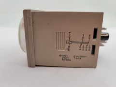 Omron H3CR-A8 8 Pin Relay 1.2S 300H Knob Control Time Relay 100 240VAC