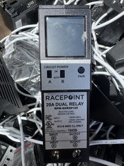 Lot Of 12 Savant Racepoint RPE LCD Qo Dual Relay 20A 120V RPM-Q2R20120-01