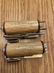 Pair Of CP Clare vintage relay Continuous Duty 50 OHMS DC RESISTANCE 195G3002 #I