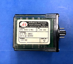 Absolute Process API 4300 G N01, 115 VAC, 0-5 VDC Input, 20-4 mA Output NEW