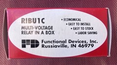 RIB RIBU1C Functional Devices Enclosed Relay 10-30 Vac/dc 120 Vac SPDT 10 Amp