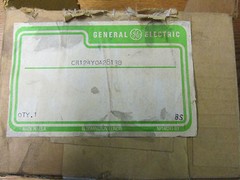 NEW NOS General Electric GE CR124Y0A2813 Magnetic Relay 120-600VAC 125/250VDC
