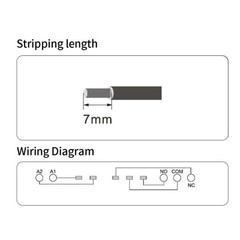GEYA Slim Relay Module For PLC AC/DC24V Relay module Grey 6A 6.2mm thickness UL