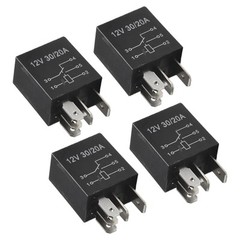 Long Lasting Multi Purpose Power Relay Perfect for Fuel Pump 5 Pin 14 PCS