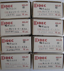 10PCS/1Box IDEC Relays RJ1S-C-A24 RJ1SCA24 24VAC In Box Brand
