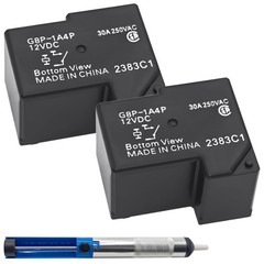 2 PCS G8P1A4P12VDC 30A 250VAC FullySealed PCB Relay Kit Solder Pump