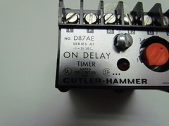 Eaton Cutler Hammer D87AE Solid State timer Module ON Delay 120V AC
