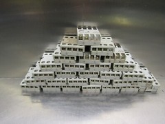 Idec SR6P-M08G Rear Mount Relay Base Lot of 28!