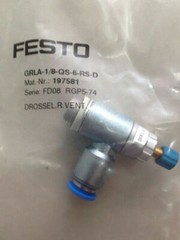 1PC New Festo GRLA-1/8-QS-6-RS-D 197581 Valve #FES