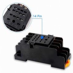 CYF14A Electromagnetic Relay Base for MY4NJ /HH54P /CRNM4 or JZX-22F(D)/4Z Relay