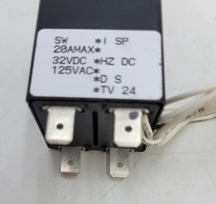 Airpax Snapak PR29-27567-1 Relay Panel Mount 2 Pole 4-Pin 20 Amp 125VAC 32VDC
