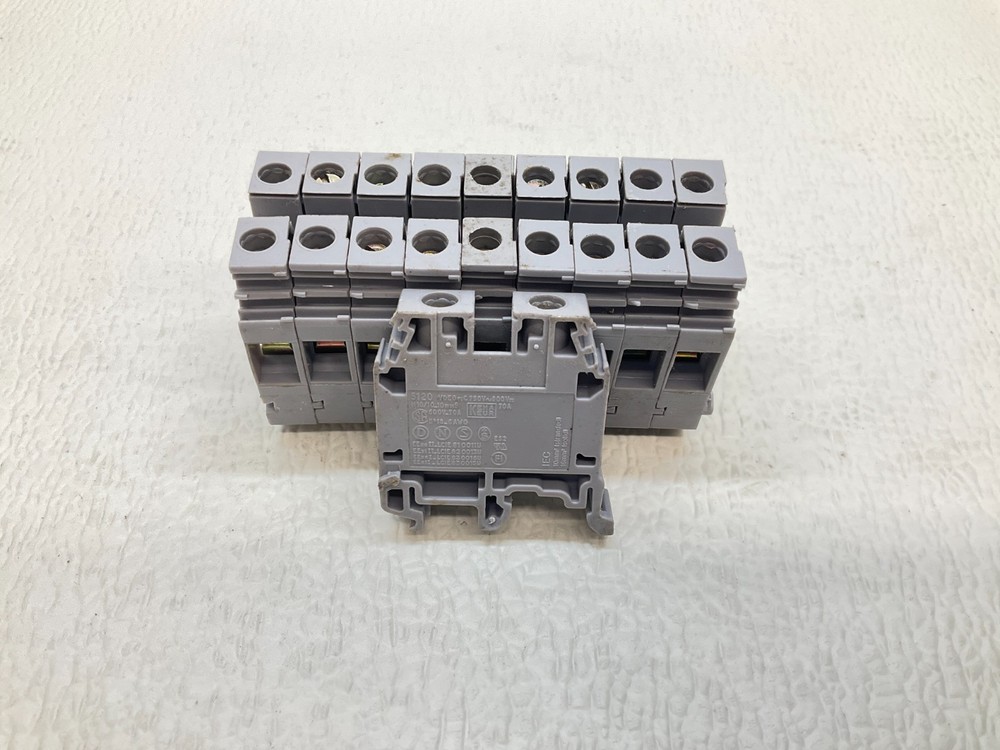 ABB Entrelec 5120 Gray Grey Wire Terminal Lot of 10 (TBI)