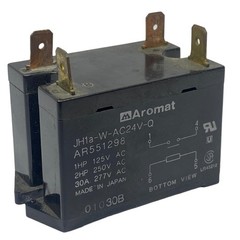 JH1A-W-AC24V-Q Panasonic Aromat SPST Electromechanical Relay 24Vac