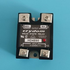 2X For Crydom HD4890 Solid State Relay SSR Module 3-32VDC 480VAC 90A Panel Mount