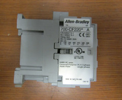 😏ALLEN BRADLEY 20 AMP CONTROL RELAY 600 VAC 3 PHASE 700-CF220