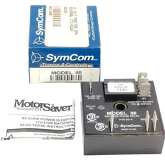 NEW SymCom Model 80 3PH 80 VOLT REVERSE PHASE RELAY 171-528V