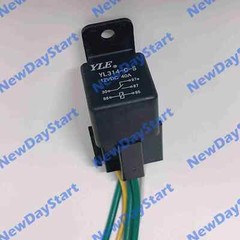 1PC 30A/40A With Copper Wire Socket YL314-12V-C-S Relay , 5-PIN 12VDC