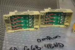 Omron (8) G6B-1114P-FD-US-P6B 24VDC & (8) G6B-1114P-FD-US Relays (4) G6B-4BND