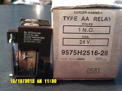 Cutler Hammer 9575H2516-28 TYPE AA RELAY 110/120V Electrical New