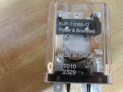 TE CONNECTIVITY/POTTER & BRUMFIELD KUP-11D55-12 POWER RELAY, DPDT, 12VDC, 10A, B