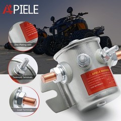 APIELE 12V DC 125A Continuous Solenoid Relay Zinc-Plating Max 300A in Rush Start