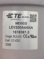 TE Connectivity Kilovac LEV200A4ANA / 1618387-3 *NEW* NO RELAY or WIRE NUTS
