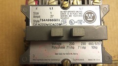 Westinghouse A200MICACDM Size 1 Motor starter 575V 27 Amp 10HP 120v Coil #10