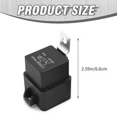 12VDC Waterproof Relay 2 PCS 5-Pin SPDT Automotive Relay 40 Amp Bosch Style