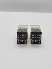 2PC Omron MY4 Plug-In Ice Cube Relay 5A 240V 14-Pin 110/120V Coil