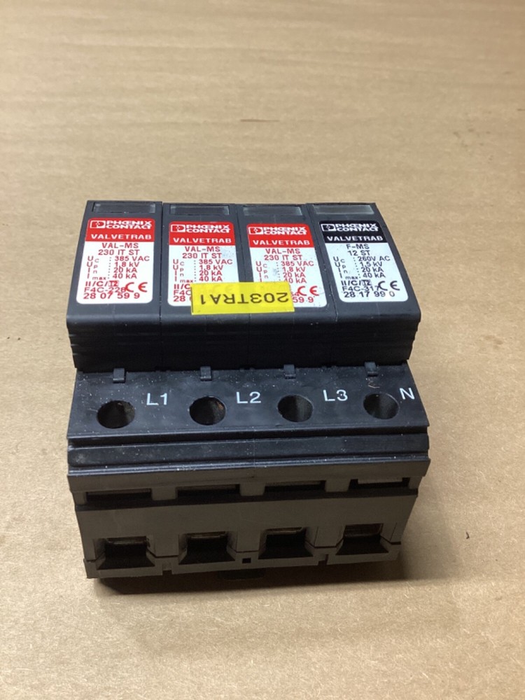 PHOENIX CONTACT (3) VAL-MS (1) F-MS #131M31