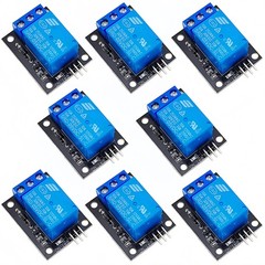 8PCS 5V Relay Module with LED Indicator for Arduino, ARM, PIC, AVR, MCU