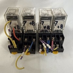 Automation Direct QL2X1-D24 Control Relay 24VDC with SQL08D Socket (lot of 4)