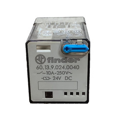 LOT 5 PCS FINDER 60.13.9.024.0040 GENERAL PURPOSE RELAY 10A-250V-NEW WITHOUT BOX