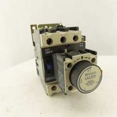 Telemecanique LC1 D65 11 LA2 DT0 Contactor 600V 3Ph 50Hp Time Delay 0.1-3s