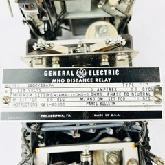 General Electric 12GCY12A3A MHO Distance Relay