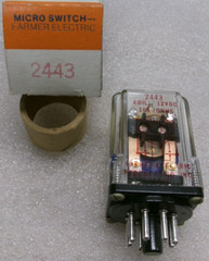 FE Micro Switch 2443 Male 8-Pin 165 Ohms 12V DC #702K1