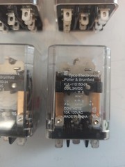 Lot of 4 POTTER & BRUMFIELD KUP-11D15-24 RELAYS 3541, 24VDC, 10A. 120VAC Good