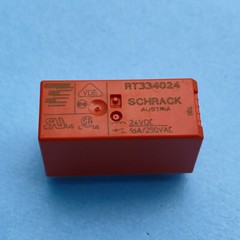2pcs Tyco SCHRACK RT334024 Relay SPST-NO (1 Form A) 24VDC 16A RH