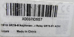 GEYA Asymmetric Cycler Timer Relay GRT8-S1 AC 230V