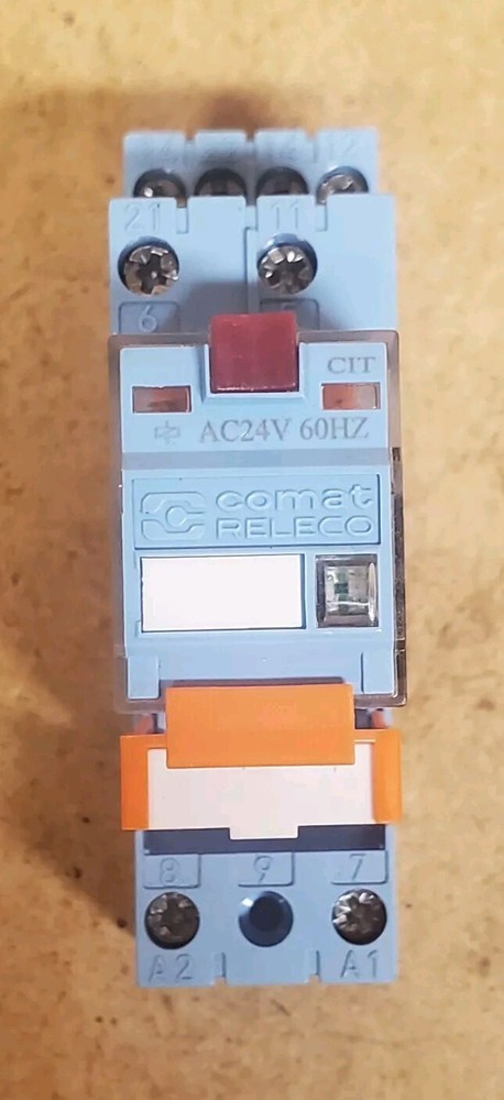 Releco Comat Relays C7 A20X W/ Base. Lot Of 2