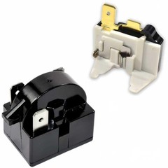 4.7 Ohm 3Pin PTC Starter/Start Relay and 1/2-1/12Hp Overload Kit Compatible w…