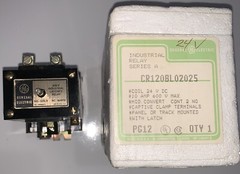 General Electric CR120BL02025 Industrial Relay 24v DC New Old Stock