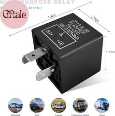 CF13 LED Electronic Flasher Relay, 3-Pin CF13 JL-02 EP34 12V 0.02A-20A Turn Sign