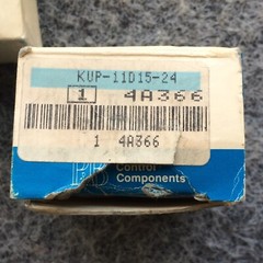 Lot of 2 Potter & Brumfield 4A366 KUP-11D15-24 Control Components