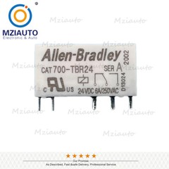 5Pcs 5-Pins 6A 250VAC 24VDC Power Relay For Allen-Bradley CAT 700-TBR24