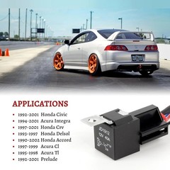 Reliable Main Relay Conversion Kit with Integrated Kill Switch for Honda/Acura