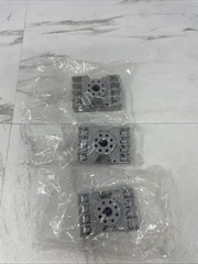 *3* Tyco 27E122 Relay Socket Base Panel Mount Screw Terminal 8-Pin 10A 300 Volt