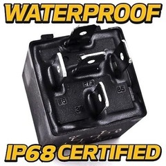 12V 40A Waterproof Relay w/LED Indicator Light & Dielectric Grease